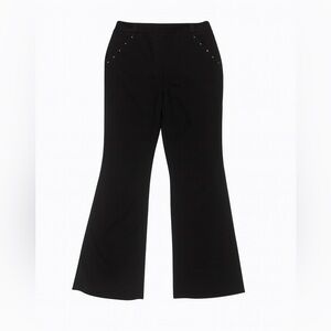 Women's White House Black Market Black Flare Pants Size 4